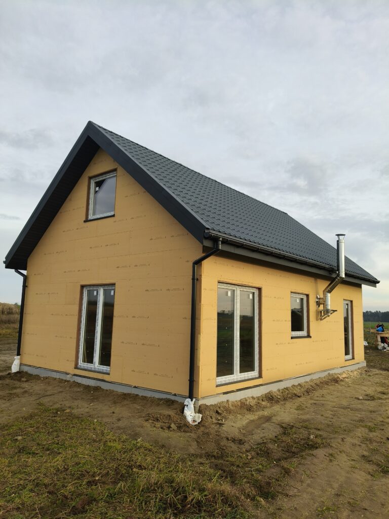 Gotowy dom szkieletowy — realizacja Szydłowo koło Piły